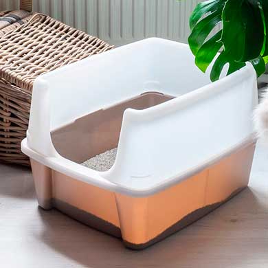 Bandeja de arena para gatos